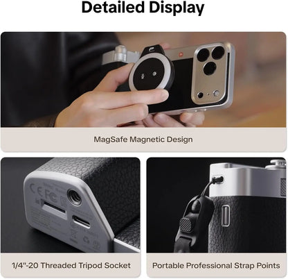 Ergonomic Photography Grip Kit for iPhone 17 Pro