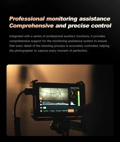 Portable 6 Inch 4K Video Monitor Touch Screen