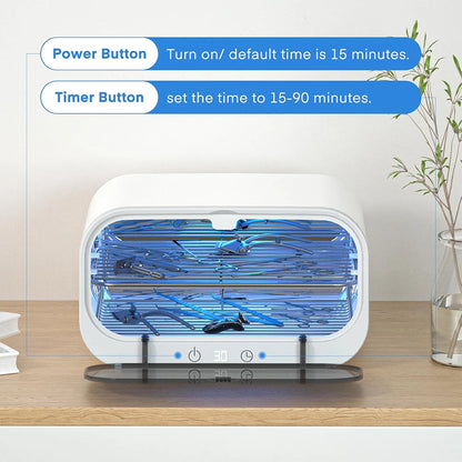 Double Shelf UV Ozone Disinfection Cabinet