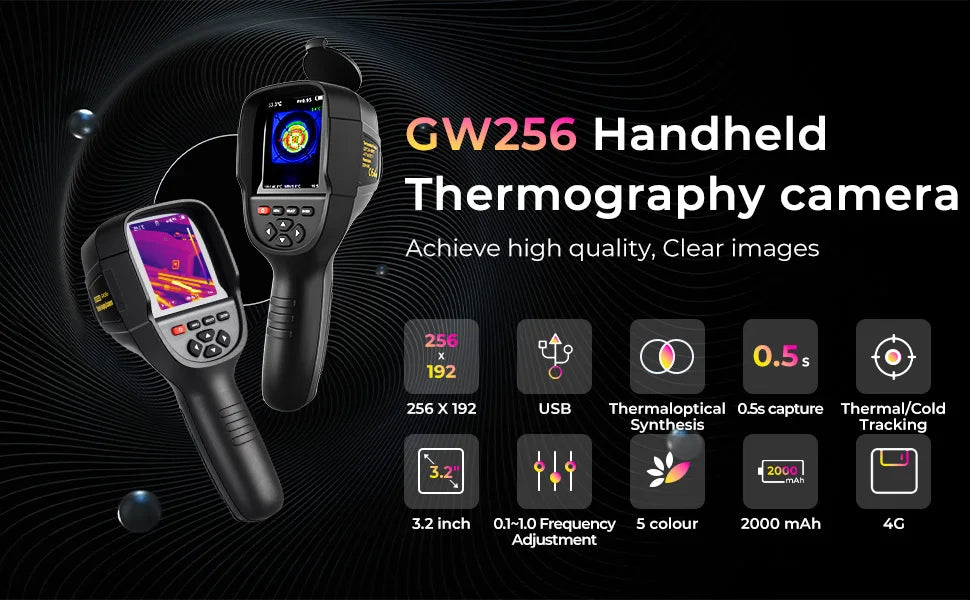 Portable 256×192 Infrared Thermal Imager