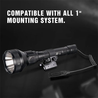 Complete Hunting Flashlight Kit with Rechargeable LED Torch