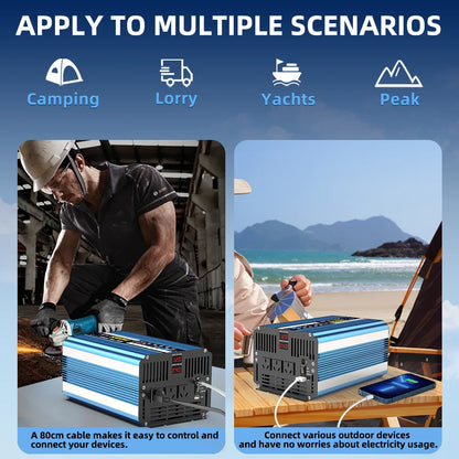 6000W 24V Car Power Inverter with USB Output