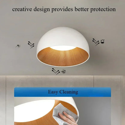 Retro Nordic Black LED Bedroom Wall Lamp Neutral Light 4500K