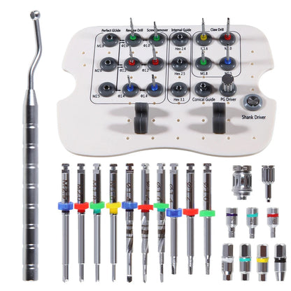 Dental Implant Broken Screw Remover Kit with Surgical Tools