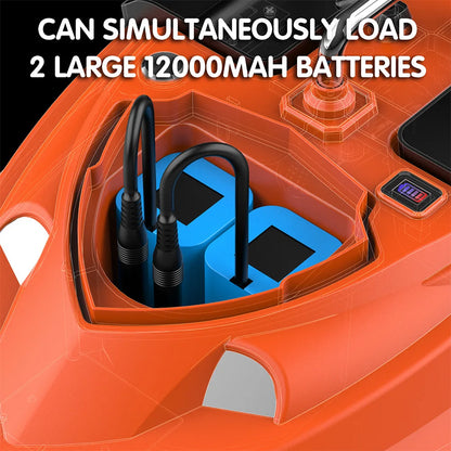 Heavy Duty Bait Boat 18000mAh Dual Antennas
