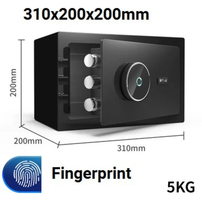 20cm Fingerprint Safe Box with Biometric Lock for Security
