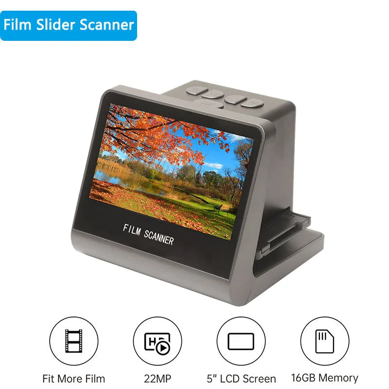 Slide and Negative Scanner 22MP with Built In Memory