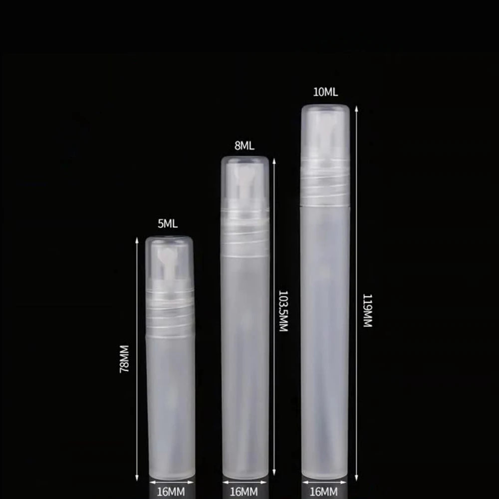 500 Pack 8ml Refillable Perfume Spray Bottles Portable