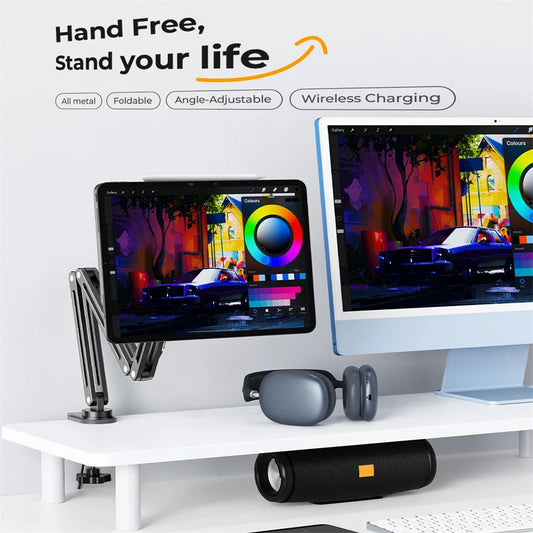 Magnetic Wireless Charger and Stand for iPad Air 11in M2