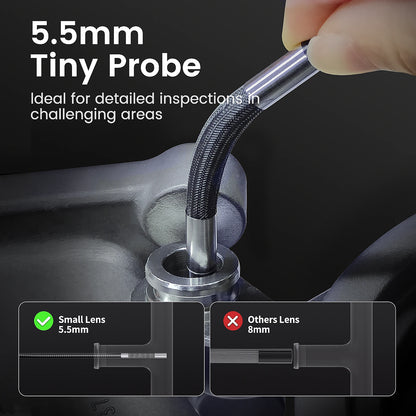 5.5mm Articulating Endoscope Camera 1.2m with Dual View Lens