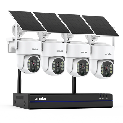 16CH 4K Security NVR System 4 Cameras 4TB Storage