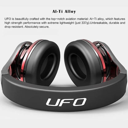 Wireless Over-Ear Headphones 3D Surround Sound with Microphone