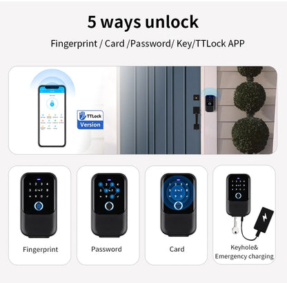 Smart Fingerprint Key Safe Bluetooth TTlock App