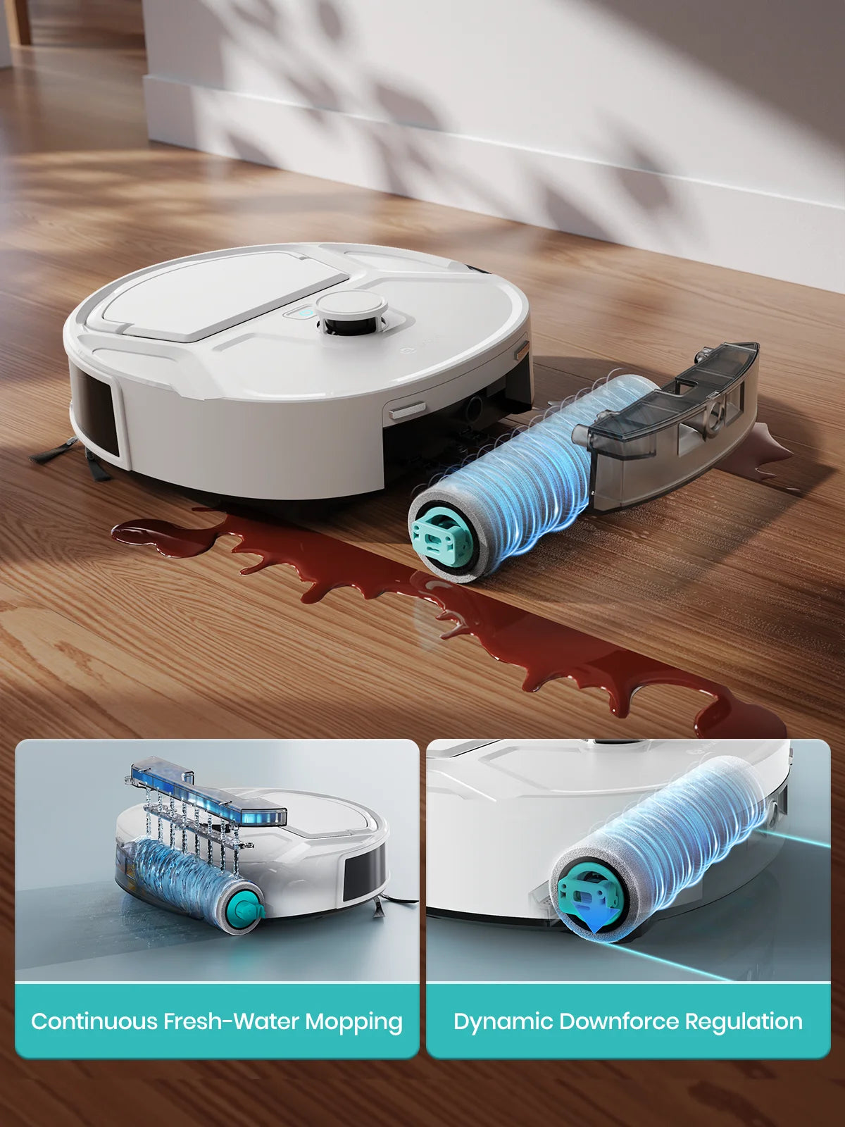 Robot Vacuum Cleaner 18000Pa with Laser Mapping & Obstacle Avoidance