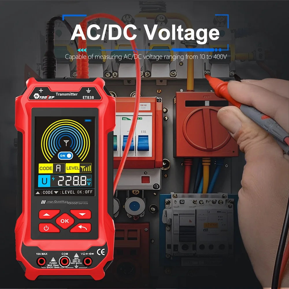 3.2" Cable Finder with Multimeter and LAN Testing
