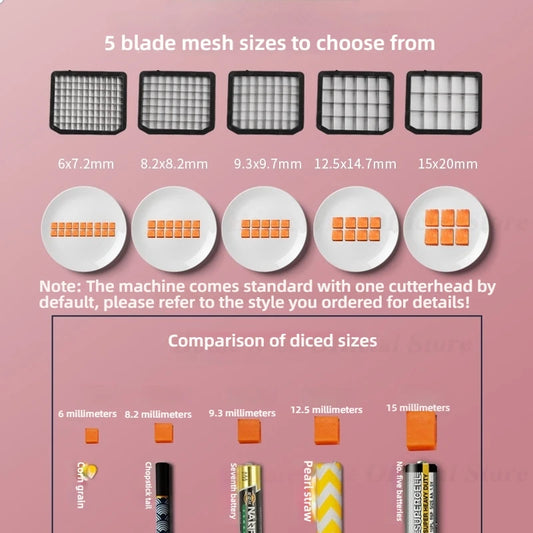 Heavy Duty Electric Food Processor Vegetable and Fruit Cutter