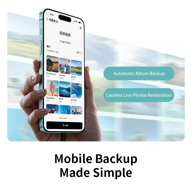 Portable 1TB External SSD USB 3.2 Type-C Drive