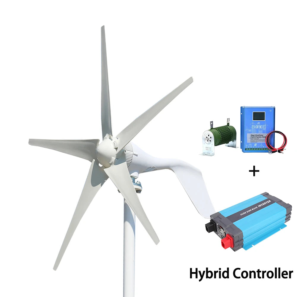 High RPM 24V 6000W Home Wind Power Generator