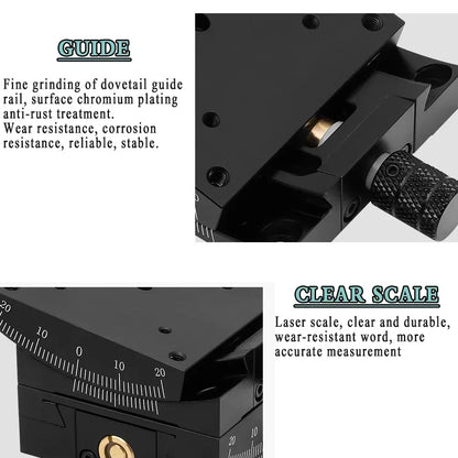 60mm Manual X Axis Rotation Stage Optical Adjustment Platform