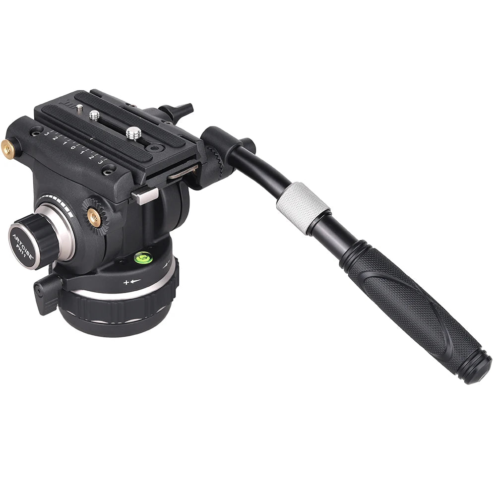 Heavy-Duty Tilt Pan Video Head Supports 12kg Load