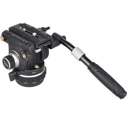 Heavy-Duty Tilt Pan Video Head Supports 12kg Load