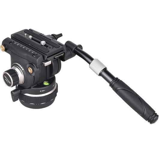 Heavy-Duty Tilt Pan Video Head Supports 12kg Load
