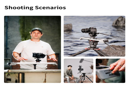 Motorized Camera Slider D40 Smooth Motion Rail for DSLR Video