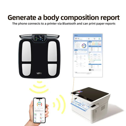 Smart Body Composition Scale 50 Metrics BMI Muscle Fat