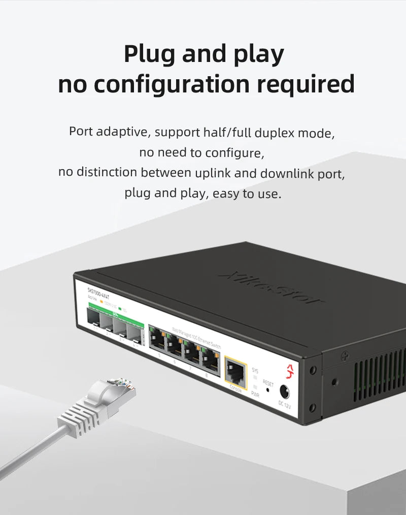 L2 10G RJ45 SFP Plus Managed Network Switch