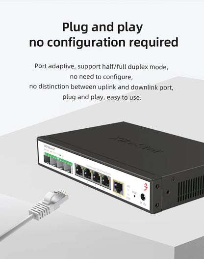 L2 10G RJ45 SFP Plus Managed Network Switch