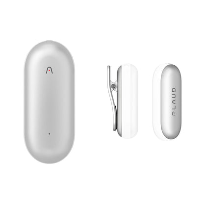 Portable Silver AI Notetaker with Instant Summarization