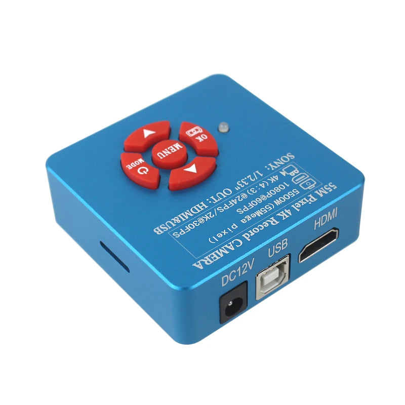 55MP 4K 2K HDMI USB Microscope Camera for PCB Repair