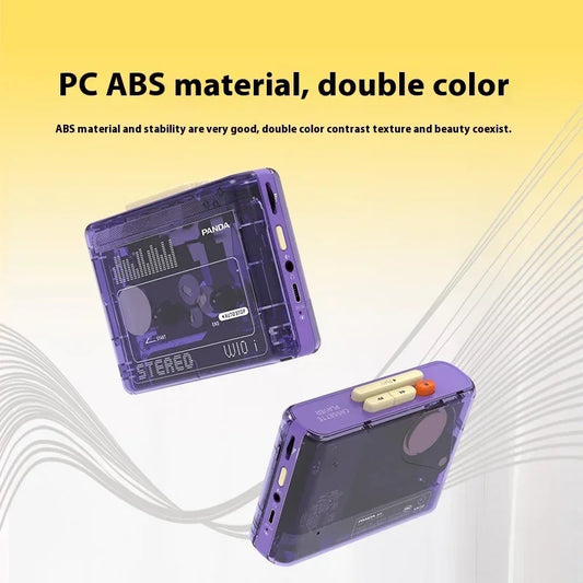 Purple Portable Cassette Player Retro Stereo