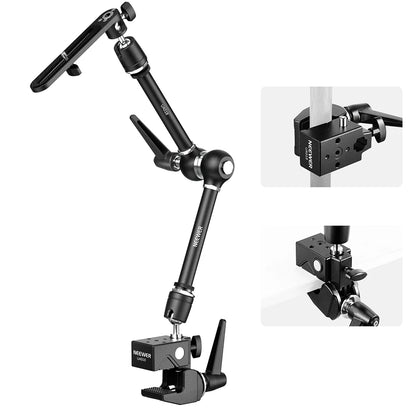 21 Inch Adjustable Magic Arm with Super Clamp for Cameras