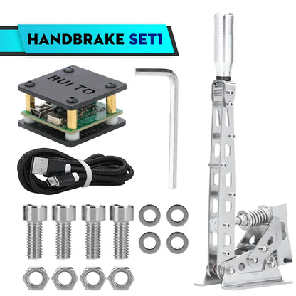 USB Sim Racing Handbrake with Adjustable Load Cell
