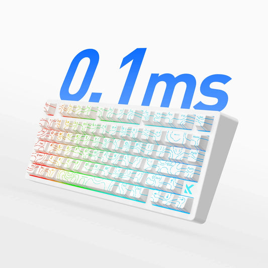 Jet75-8 RGB Gaming Keyboard Hot-Swappable 0.1ms Response