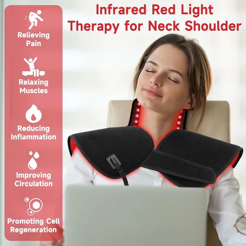 Wearable Red Infrared Therapy Pad Dual Chip Pain Relief