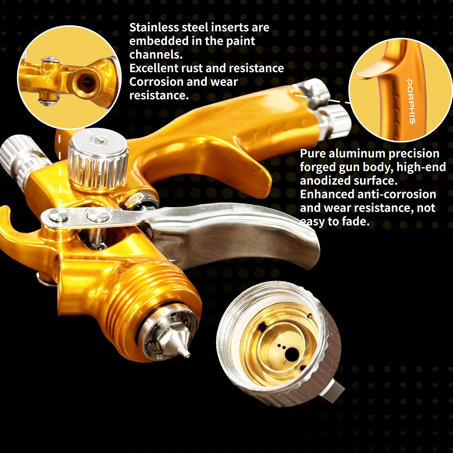 Precision Mini LVLP Spray Gun 1.0mm