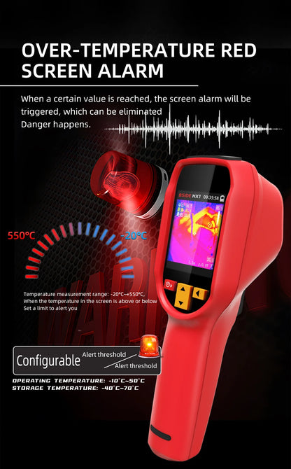HX1 Handheld Thermal Imager Laser PCB Pipeline Detector