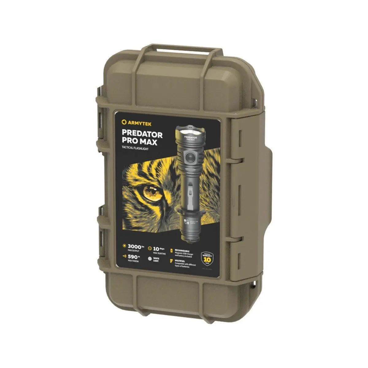 3000 Lumens USB Rechargeable Hunting Tactical Torch