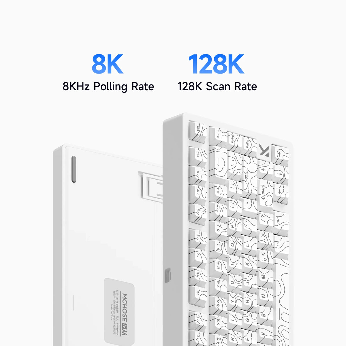 Jet75-8 RGB Gaming Keyboard Hot-Swappable 0.1ms Response