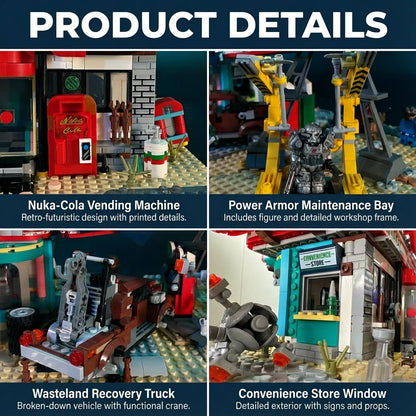 Doomsday House Modular Architecture Construction Set 2221 Pieces