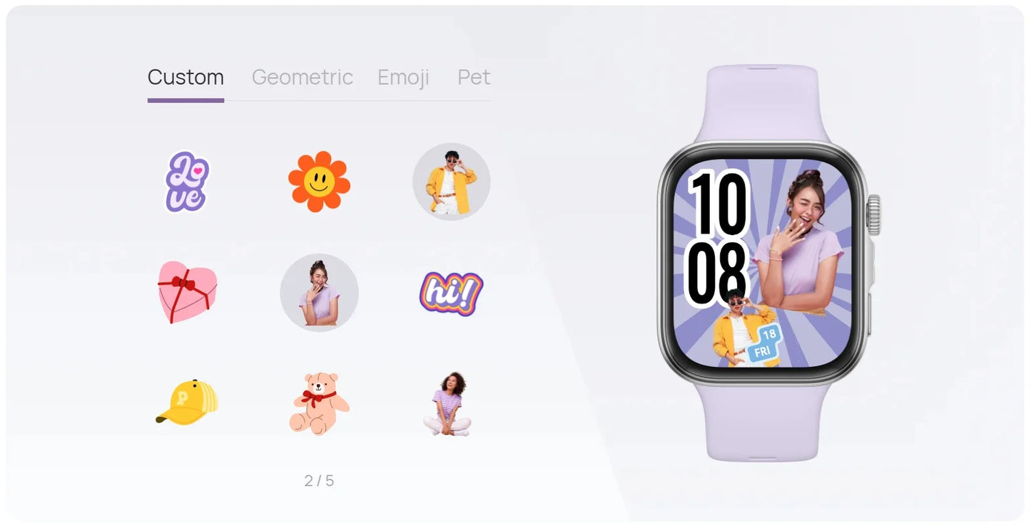 Fitness Smartwatch Ultra-Slim Design 1.82-inch Screen