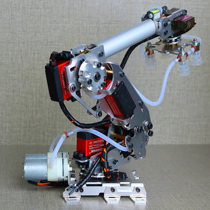 Programmable Robotic Arm with Servos and Suction