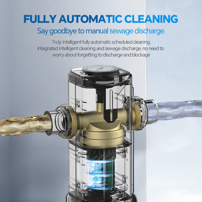 Smart Home Central Water Pre-Filter with Auto Self-Cleaning