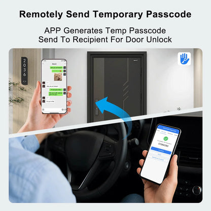 Waterproof Digital Fingerprint Lock for Sliding Doors