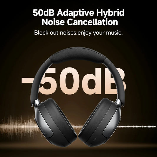 QCY H3 Pro Portable White Noise Cancelling Headphones Smart Design