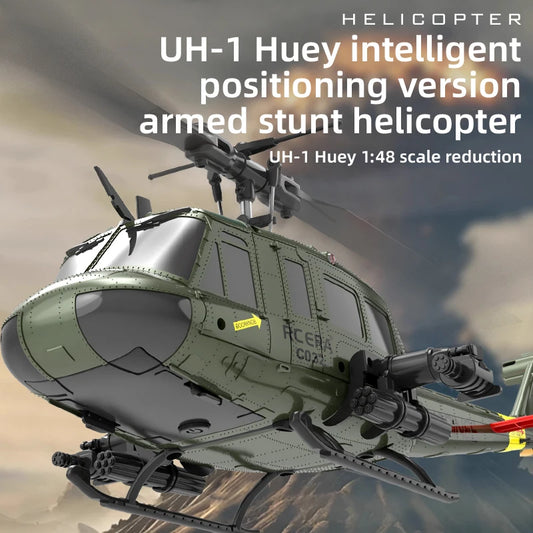 Green RC Helicopter Brushless Motor One Key 3D Flip