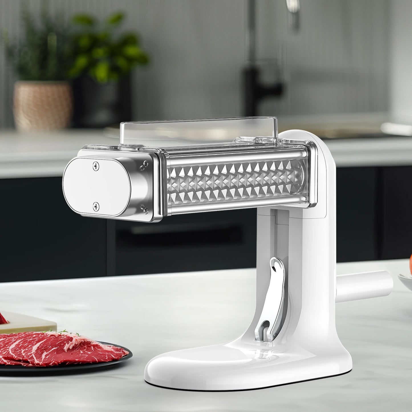 Manual Meat Tenderizer Machine Stainless Steel Gear