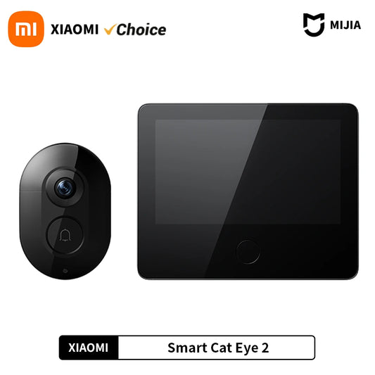 Smart Video Doorbell with 5-Inch Screen & 180° Wide Angle